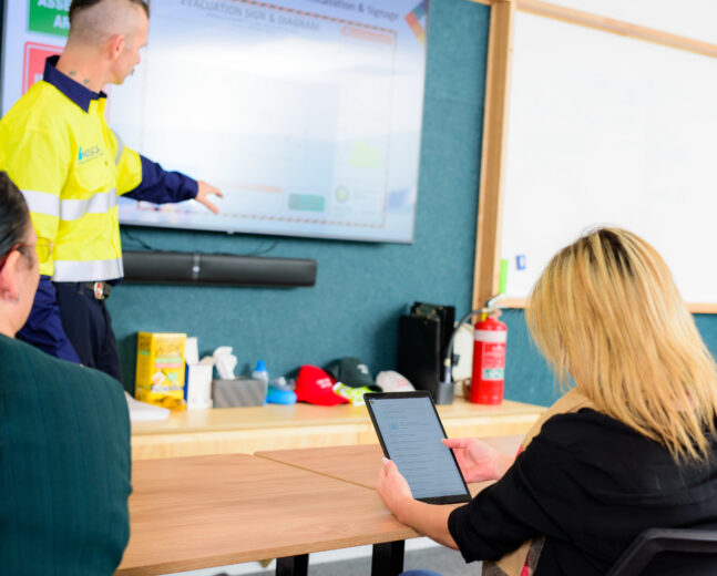 Chief Warden Training classroom