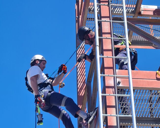 Perform tower rescue Training (Electrical Stream)