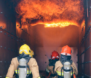 Live Fire Flashover Cell