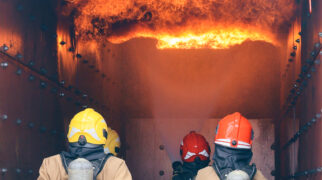 Live Fire Flashover Cell