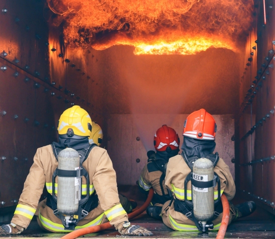 Live Fire Flashover Cell – Emergency response team training from FSA